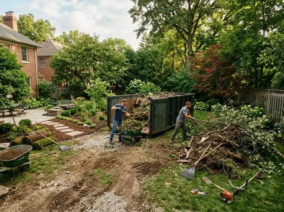 landscaping-yard-waste-contain-005 — How Local Dumpster Pros Handles Your Dumpster Rental in Rutherford, Local Dumpster Rent…