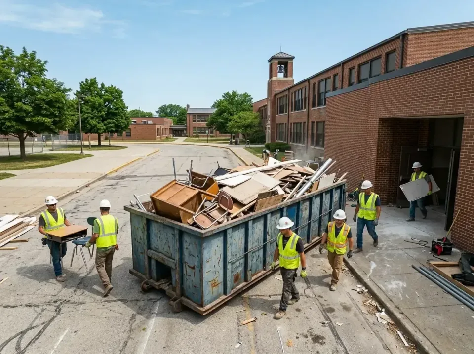 school-campus-renovation-waste-009 — trusted local provider team, Local Dumpster Rental in Rutherford, PA