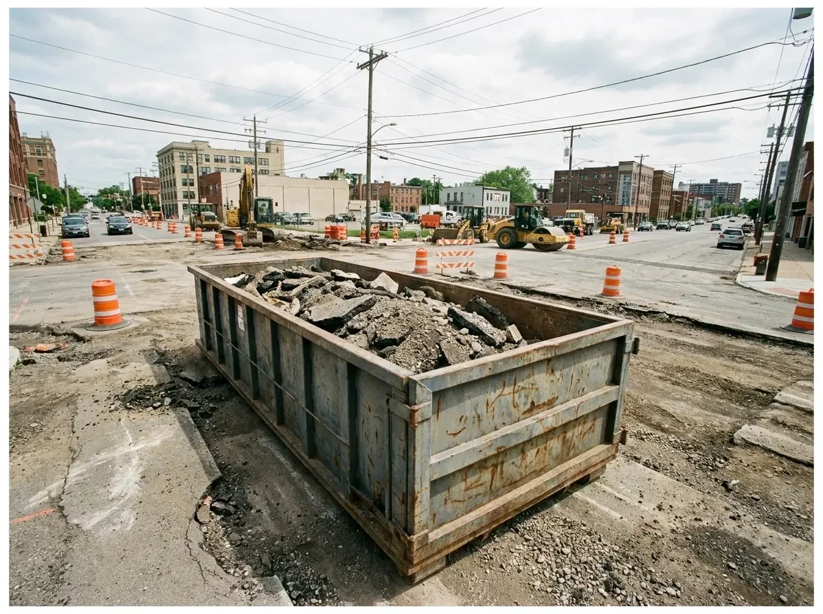 Local Dumpster Rental — on-site job work